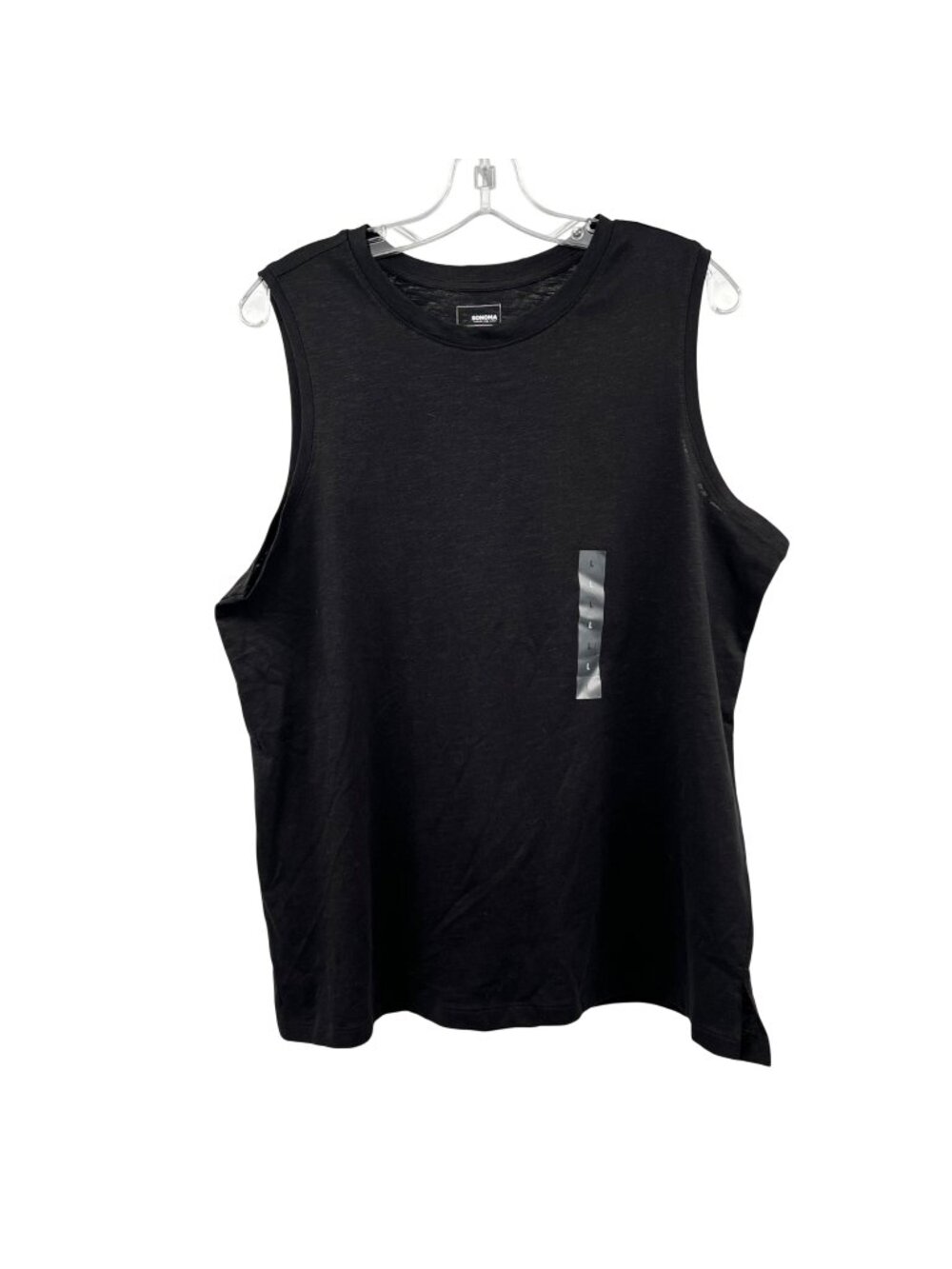 Sonoma Womens Black Tank Top Size Large New
